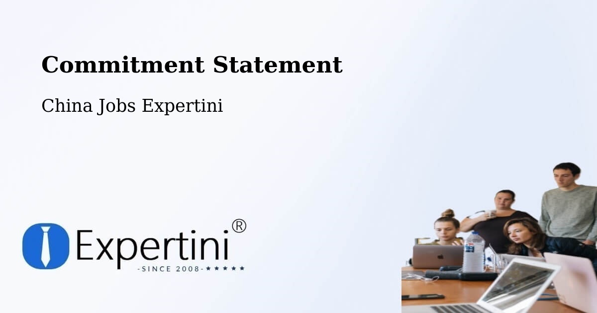 Commitment Statement - China Jobs Expertini